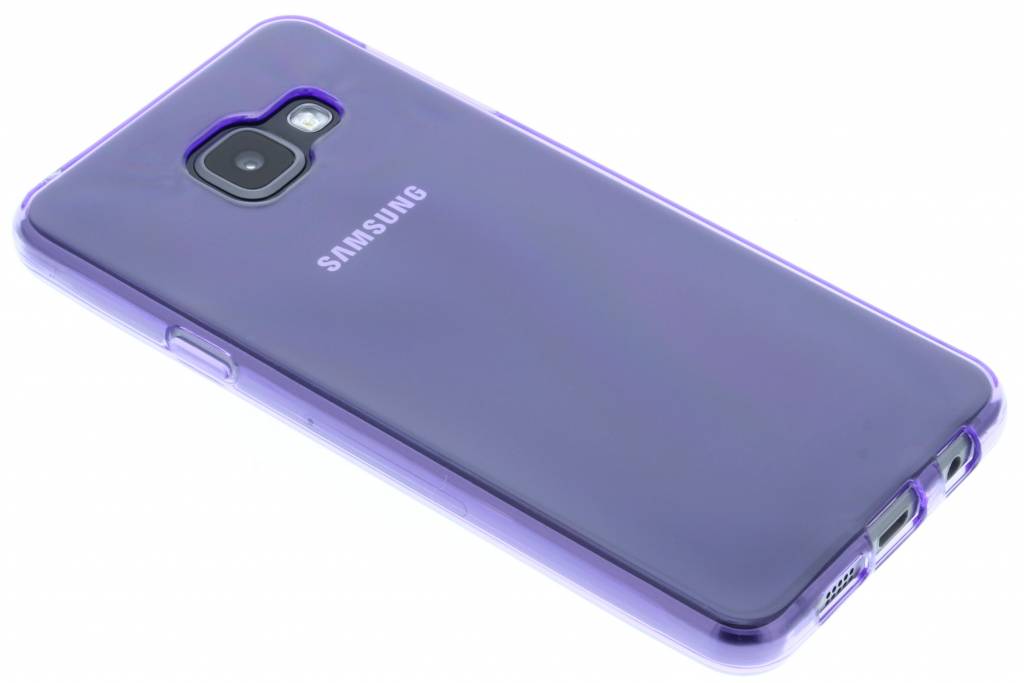 Image of Paarse transparante gel case voor de Samsung Galaxy A3 (2016)