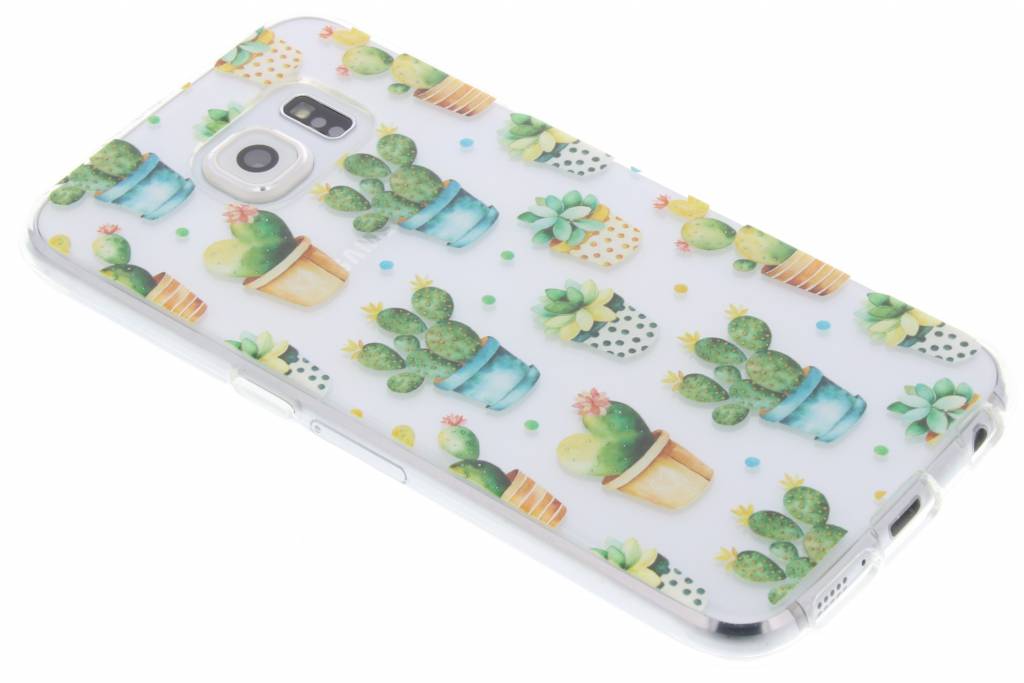 Image of Cactus design TPU hoesje voor de Samsung Galaxy S6