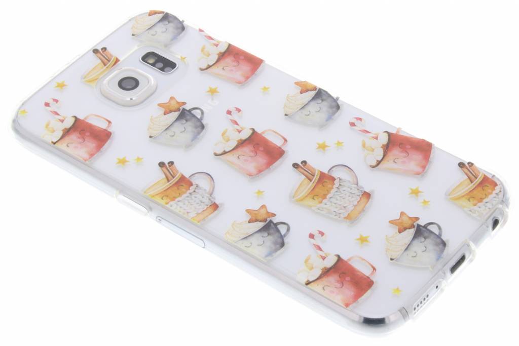 Image of Hot Drinks Cappuccino design TPU hoesje voor de Samsung Galaxy S6