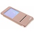 Roze crystal slim book case met venster voor de Samsung Galaxy J5 (2016) Roze crystal slim book case met venster voor de Samsung Galaxy J5 (2016)
