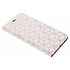 Cubes Rose Gold Design Booklet voor de Huawei P8 Cubes Rose Gold Design Booklet voor de Huawei P8