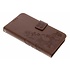 Bruine klavertje bloemen booktype hoes voor de Sony Xperia X Bruine klavertje bloemen booktype hoes voor de Sony Xperia X