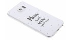 Quote design TPU hoesje Samsung Galaxy S6 Quote design TPU hoesje Samsung Galaxy S6