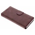 Aubergine suède look booktype hoes voor de Huawei P9 Lite Aubergine suède look booktype hoes voor de Huawei P9 Lite