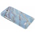 Blauw marmer design hardcase hoesje voor de Huawei Y5 Blauw marmer design hardcase hoesje voor de Huawei Y5