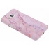 Roze marmer design hardcase hoesje voor de Samsung Galaxy J3 / J3 (2016) Roze marmer design hardcase hoesje voor de Samsung Galaxy J3 / J3 (2016)