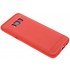 Rode Brushed TPU case voor de Samsung Galaxy S8 Rode Brushed TPU case voor de Samsung Galaxy S8