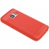 Rode Brushed TPU case voor de Samsung Galaxy S7 Rode Brushed TPU case voor de Samsung Galaxy S7