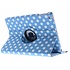 Lichtblauwe 360° draaibare polka dot tablethoes voor de iPad (2018) / (2017) Lichtblauwe 360° draaibare polka dot tablethoes voor de iPad (2018) / (2017)