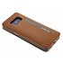 Bugatti Cognac Parigi Booklet Case voor de Samsung Galaxy S8 Bugatti Cognac Parigi Booklet Case voor de Samsung Galaxy S8