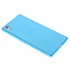 Blauw ultra thin transparant TPU hoesje voor de Sony Xperia X Blauw ultra thin transparant TPU hoesje voor de Sony Xperia X