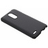 Zwart carbon look hardcase hoesje voor de LG K10 (2017) Zwart carbon look hardcase hoesje voor de LG K10 (2017)