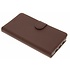 Bruine Wallet TPU Booklet voor de Lenovo P2 Bruine Wallet TPU Booklet voor de Lenovo P2