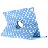 Lichtblauwe 360° draaibare polka dot tablethoes voor de iPad Pro 12.9 (2017) Lichtblauwe 360° draaibare polka dot tablethoes voor de iPad Pro 12.9 (2017)