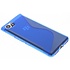 Blauw transparant S-line TPU hoesje voor de Blackberry KeyOne Blauw transparant S-line TPU hoesje voor de Blackberry KeyOne