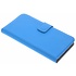 Selencia Blauwe Luxe Book Case voor de iPhone Xs / X Selencia Blauwe Luxe Book Case voor de iPhone Xs / X