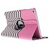 360° draaibare roze chevron design hoes voor de iPad (2018) / (2017) 360° draaibare roze chevron design hoes voor de iPad (2018) / (2017)