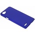 Blauw effen hardcase hoesje voor de LG Q6 Blauw effen hardcase hoesje voor de LG Q6