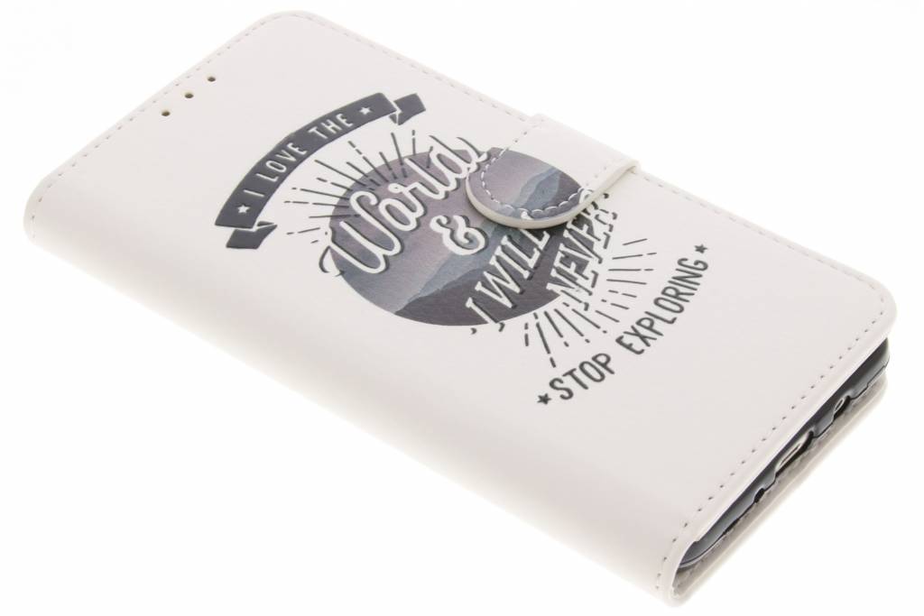 Quote design TPU booktype hoes voor de Samsung Galaxy J5 (2016) Quote design TPU booktype hoes voor de Samsung Galaxy J5 (2016)