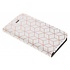 Cubes Rose Gold Design Booklet voor de iPhone 5 / 5s / SE Cubes Rose Gold Design Booklet voor de iPhone 5 / 5s / SE