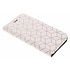 Cubes Rose Gold Design Booklet voor de iPhone 6 / 6s Cubes Rose Gold Design Booklet voor de iPhone 6 / 6s