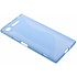 Blauw transparant S-line TPU hoesje voor de Sony Xperia XZ1 Blauw transparant S-line TPU hoesje voor de Sony Xperia XZ1