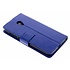 Blauwe TPU Bookcase voor de Alcatel U5 HD Blauwe TPU Bookcase voor de Alcatel U5 HD