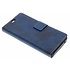 Blauwe Vintage look booktype voor de Wiko Lenny 4 Blauwe Vintage look booktype voor de Wiko Lenny 4