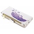 Paarse veer design luxe portemonnee hoes voor de Samsung Galaxy J3 (2017) Paarse veer design luxe portemonnee hoes voor de Samsung Galaxy J3 (2017)
