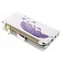 Paarse veer design luxe portemonnee hoes voor de Samsung Galaxy S7 Paarse veer design luxe portemonnee hoes voor de Samsung Galaxy S7