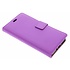 Paarse Basic TPU booktype hoes voor de Wiko View Prime Paarse Basic TPU booktype hoes voor de Wiko View Prime