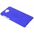 Blauw effen hardcase hoesje voor de Huawei Y6 (2017) Blauw effen hardcase hoesje voor de Huawei Y6 (2017)
