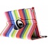 360° draaibare Regenboog strepen design tablethoes voor de iPad Air 360° draaibare Regenboog strepen design tablethoes voor de iPad Air