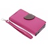 Roze blad design TPU booktype hoes voor de Sony Xperia Z3 Compact Roze blad design TPU booktype hoes voor de Sony Xperia Z3 Compact