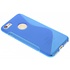 Blauw S-line TPU hoesje voor de iPhone 8 / 7 Blauw S-line TPU hoesje voor de iPhone 8 / 7
