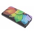 Regenboog design TPU booktype hoes voor de iPhone 5 / 5s / SE Regenboog design TPU booktype hoes voor de iPhone 5 / 5s / SE