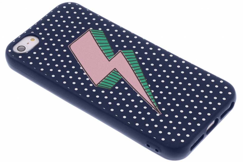 Bliksem design siliconen hoesje voor de iPhone 5 / 5s / SE Bliksem design siliconen hoesje voor de iPhone 5 / 5s / SE