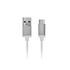 Xqisit Witte Cotton Cable Sync and Charge USB-C naar USB kabel - 1,8 meter Xqisit Witte Cotton Cable Sync and Charge USB-C naar USB kabel - 1,8 meter