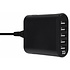 Xqisit Zwarte 5x USB Travel Charger Xqisit Zwarte 5x USB Travel Charger