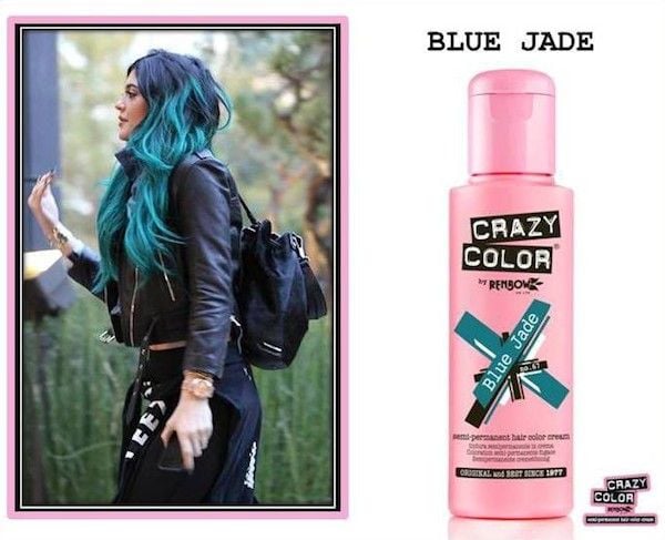 1. Crazy Color Blue Jade Hair Dye - wide 9