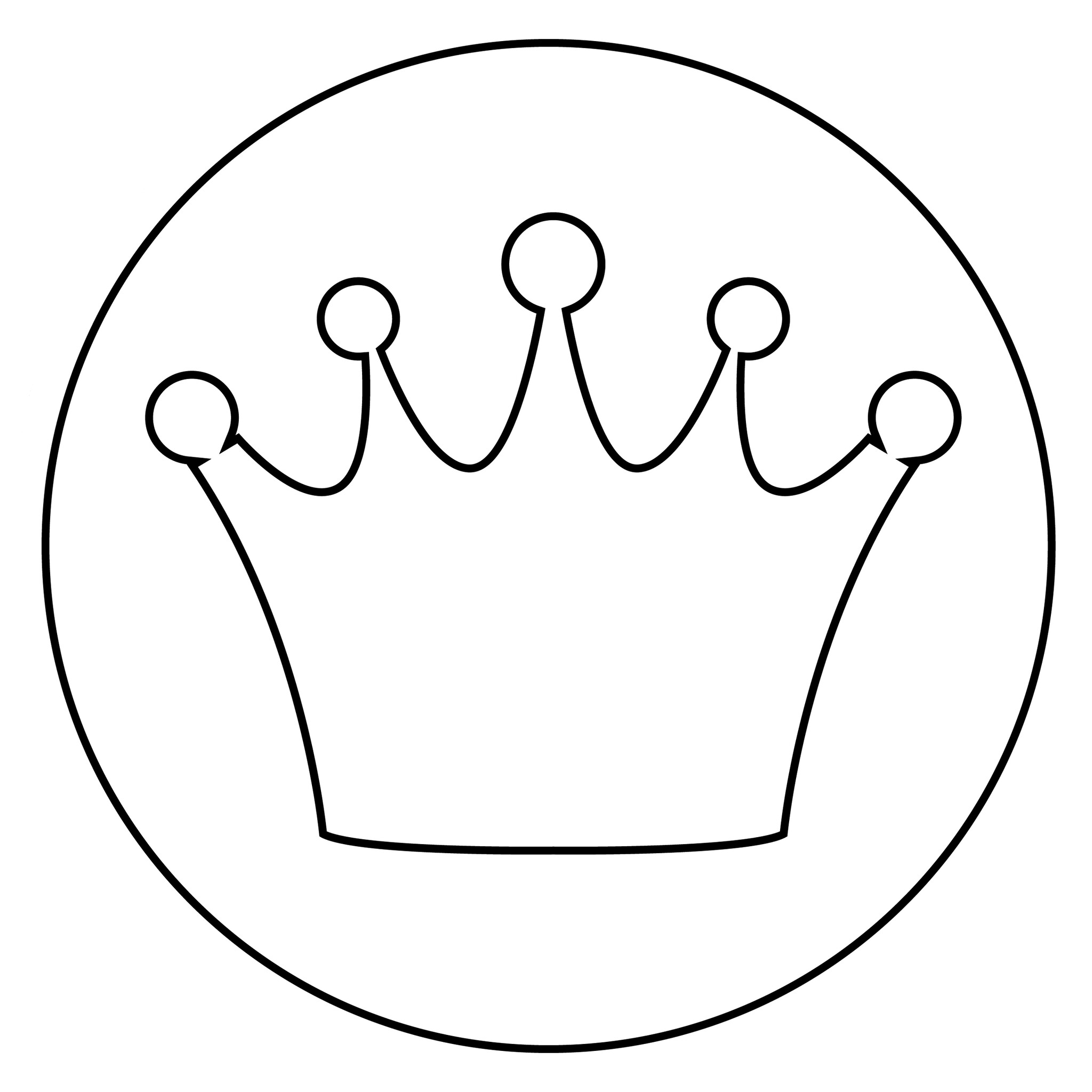Mozaïekpatroon Kroon