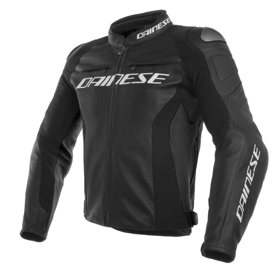 Dainese Racing 3 Jacket Black Champion Helmets Dainese Racing 3 Leather Jacket Black