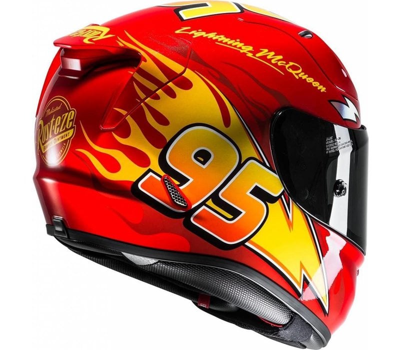 Buy HJC RPHA 11 Lightning McQueen Helmet and get a Free Extra Visor ...