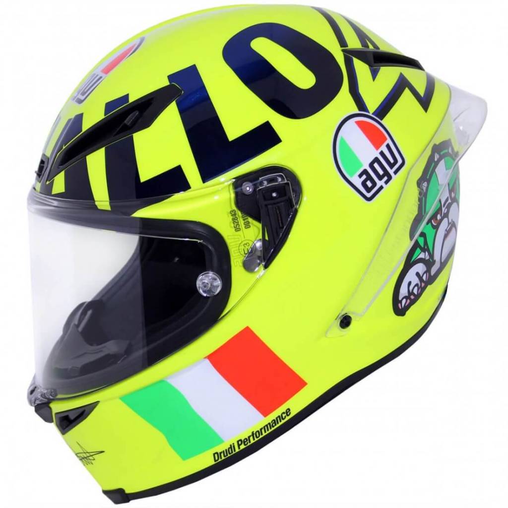 agv corsa r mugello 2016 rossi helmet free extra visor