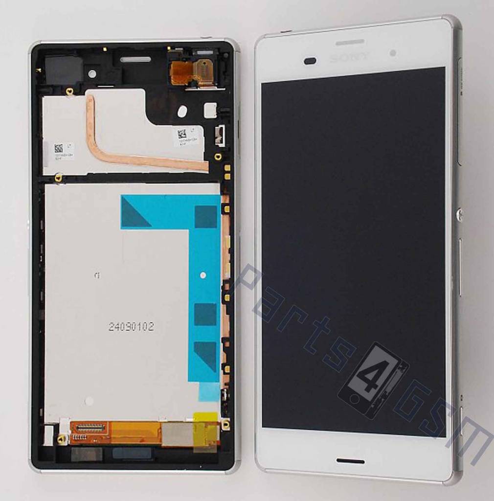 Sony Xperia Z3 LCD Display Module, White, 1290-6075 - Parts4GSM