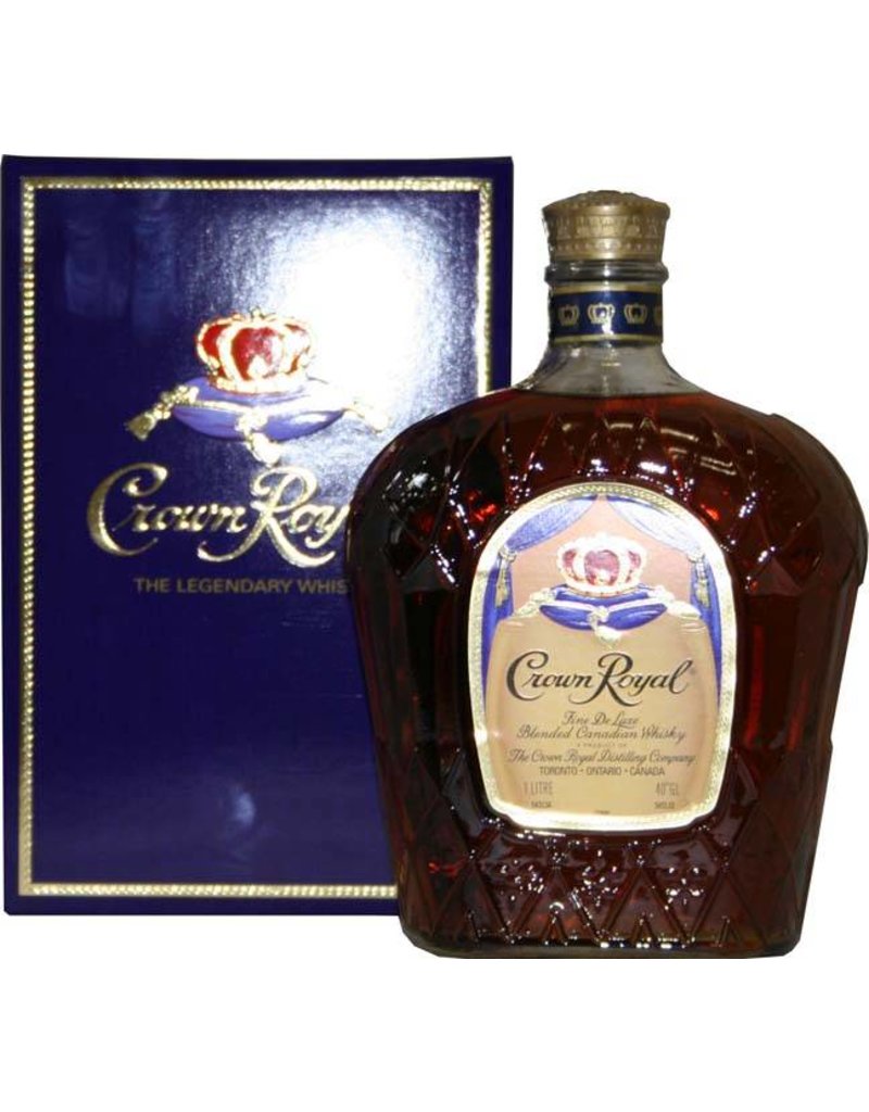 Crown Royal Whisky 1 Liter Gift box Luxurious Drinks™