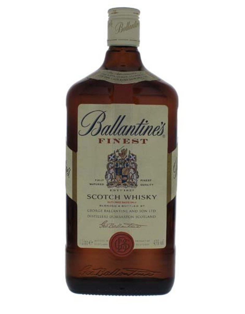 Ballantines Finest Whisky 1,0L 43,0 Alcohol Luxurious Drinks™
