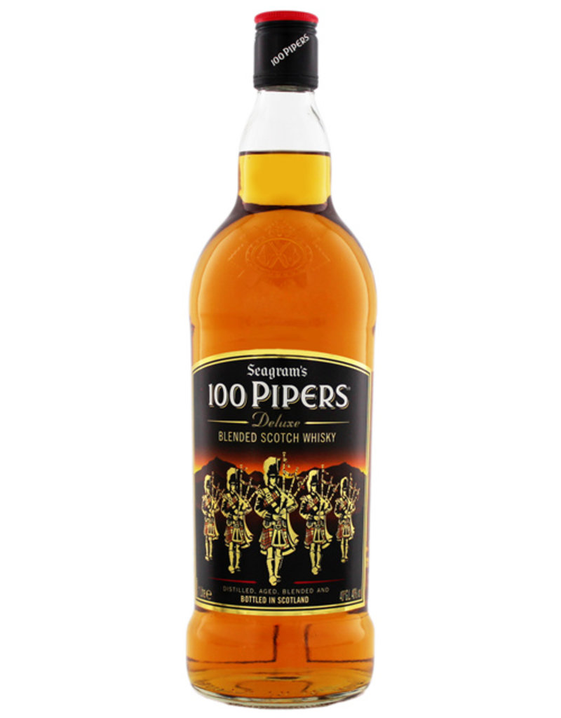 Seagrams 100 Pipers Scotch Whisky 1 0L Luxurious Drinks 