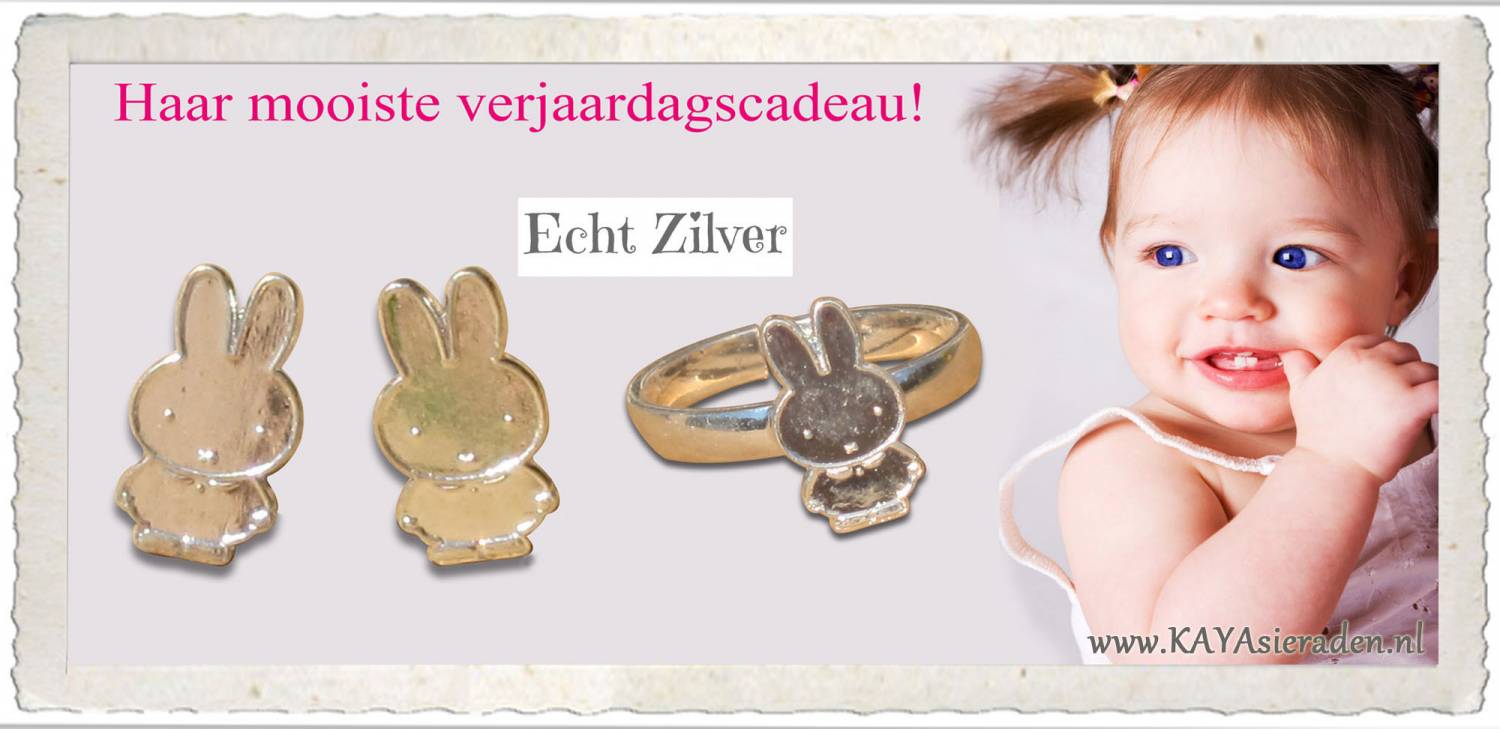 Zilveren Nijntje kindersieraden, onze bestseller