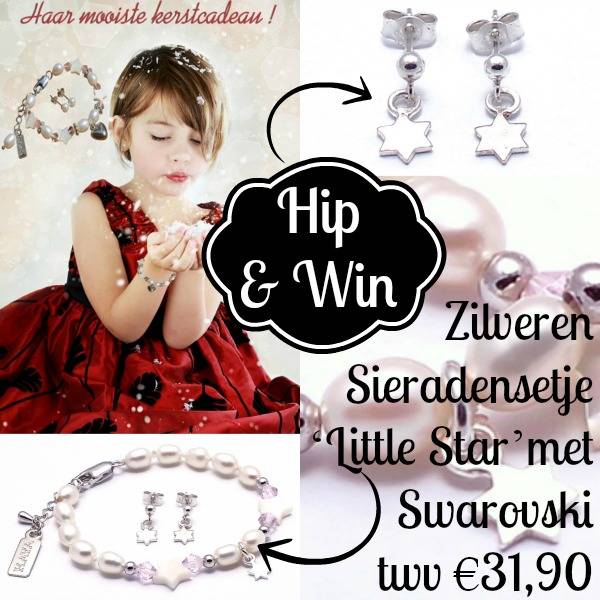 Winnen! Zilveren sieradensetje ‘Little Star’ met Swarovski